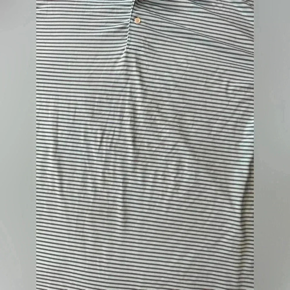 Peter Millar Summer Comfort XL Polo Light Blue Striped - Flawed - Picture 3 of 9